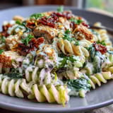 Lemon Orzo Chicken Spinach