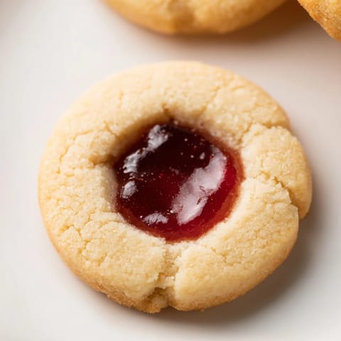 Thumbprint buttery shortbread