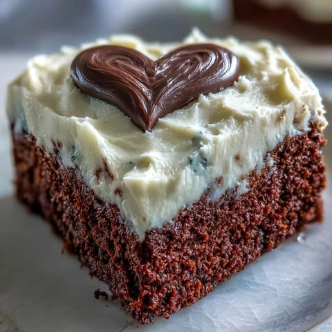 Vibrant Red Betty Boop Heart Cake slice shows tender red velvet layers and swirls of tangy cream cheese frosting, ready to serve with a cold glass of milk.