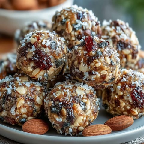 2. These no-bake oat and honey energy balls are packed with sunflower and pumpkin seeds for a nut-free, satisfying treat.