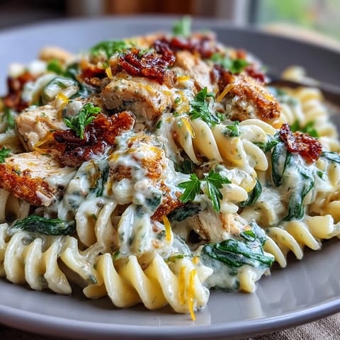 Lemon Orzo Chicken Spinach #106