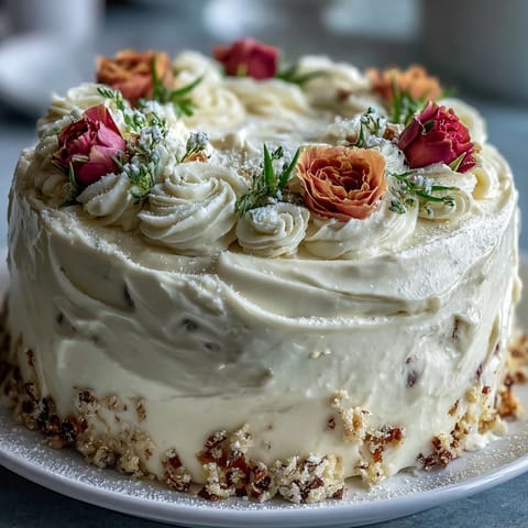 Soft vanilla sheet cake covered in creamy buttercream and adorned with colorful piped flowers, ideal for a joyful First Communion celebration.
