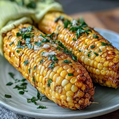 1. Perfectly cooked microwave corn on the cob in 5 minutes, with tender, juicy kernels bursting with sweet flavor, ready to serve as a quick side dish.  