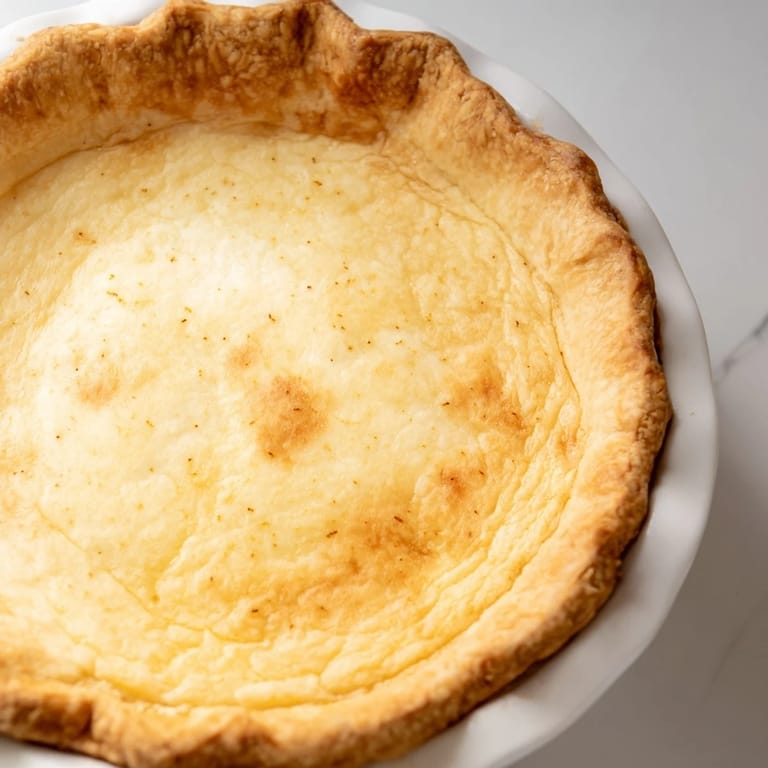 Homemade Buttermilk Pie, with a creamy filling and a dusting of nutmeg, is a Southern classic craving.