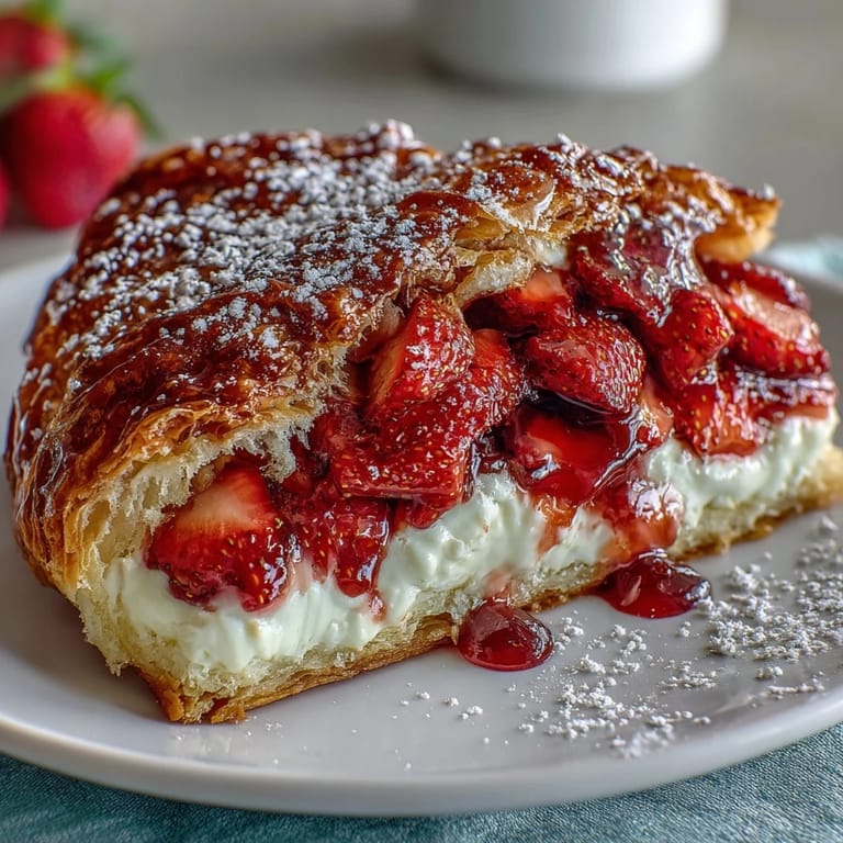 Rustic strawberry galette with rich frangipane filling, baked until golden and bubbling, perfect for summer dessert.  