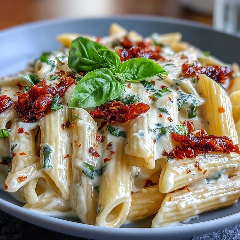 Indulgent Marry Me Pasta, showcasing vibrant sun-dried tomatoes and velvety cream.