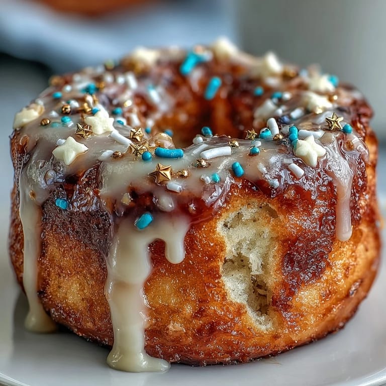 A festive display of donuts stacked high, sparkling with sprinkles for a graduation party.