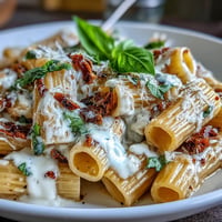 Rich Marry Me Pasta with sun-dried tomatoes and creamy parmesan sauce.